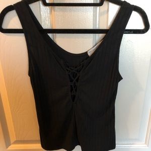 Project Social T Tie Front Top